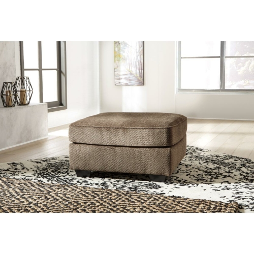 Oversized Accent Ottoman Walnut - A-9110208