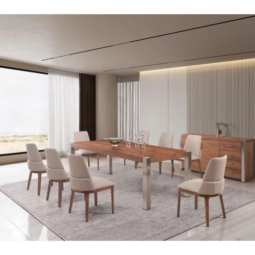 Dining Table with 8 Chairs A2199-B2069