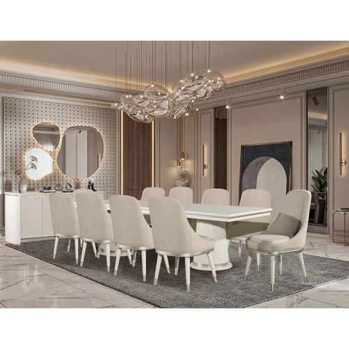 Dining Table with 10 Chairs MC005
