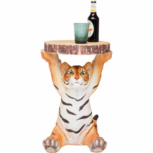 Side Table Animal Tiger 35cm - 78892