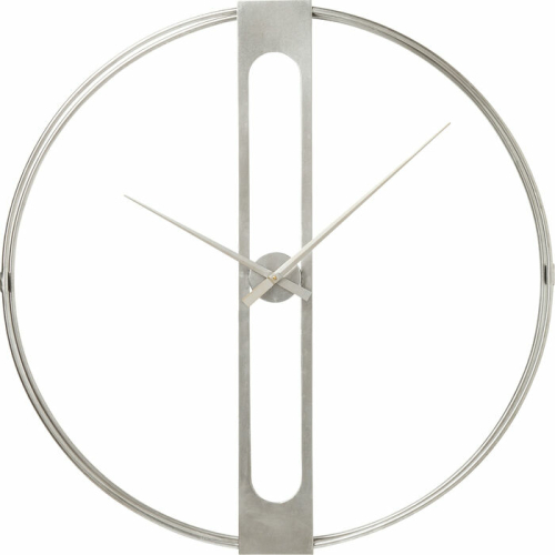 Wall Clock Clip Silver 60cm - 61479