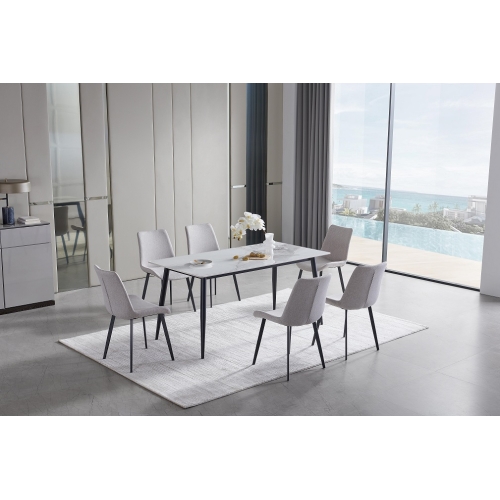 Dining Table with 6 Chairs DW-T01-W01