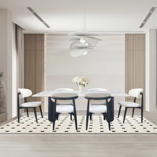 Dining Table with 6 Chairs IMN-YM18SD1203