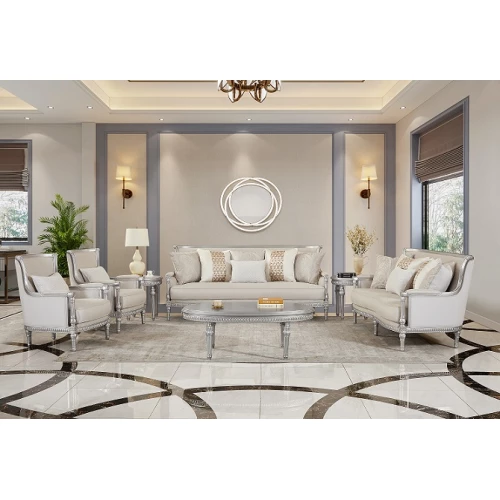 Sofa Set Classic 7 Seater with Table Set 23952B