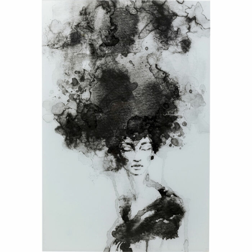 Glass Picture Smokey Hair 100x150cm - 53816