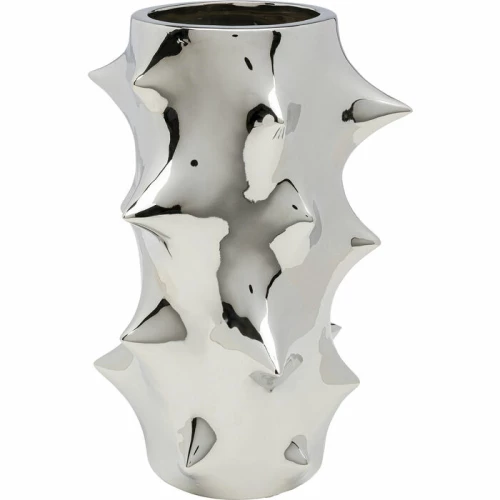 Vase Pointy Silver 30cm Silver - 55134