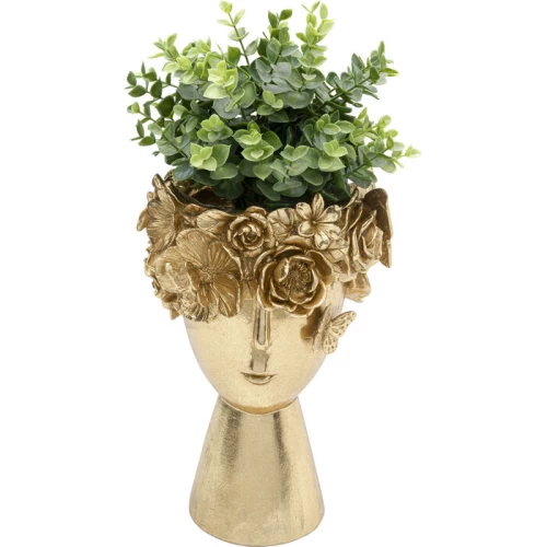 Deco Vase Flowercrown Gold 20cm - 53386