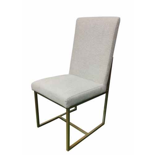 Dining Chair White - B2210 - Gold