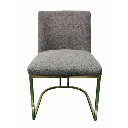 Dining Chair Black - B2351A - Gold