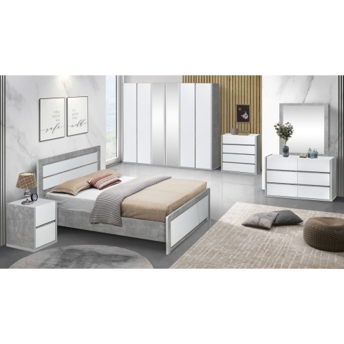 Double Bedroom 6 Pieces with Wardrobe ARTISAN ROYAL