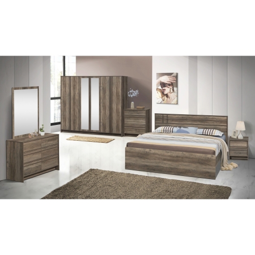 Double Bedroom 6 Pieces with Wardrobe DYNASTY VILLA-2