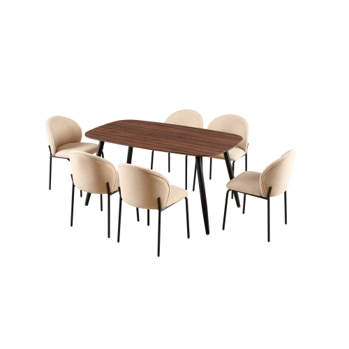 Dining Table with 6 Chairs M-181598