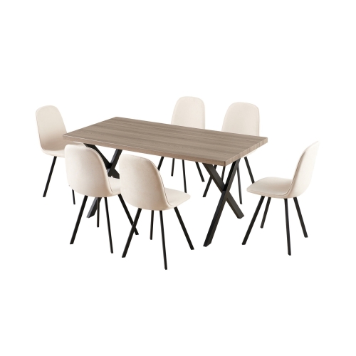 Dining Table with 6 Chairs M-180445