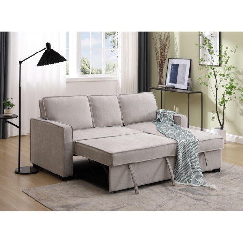 Sofa With Chaise Dark Grey 3 Seater M-110141 ASH