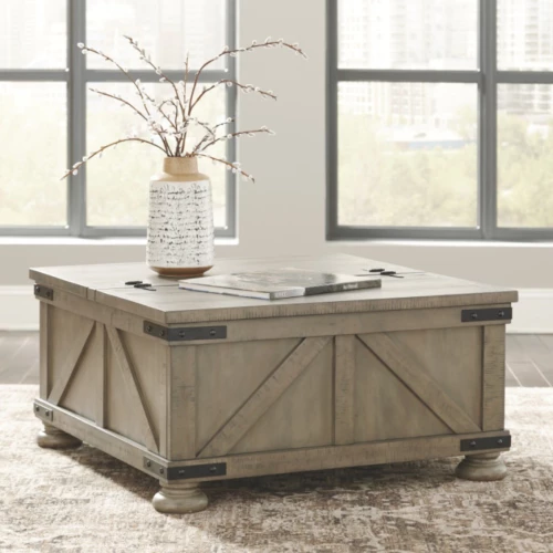Multi Functions Coffee Table Grey - T457