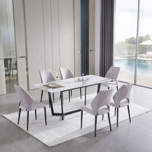 Dining Table with 6 Chairs DW-T05-W39