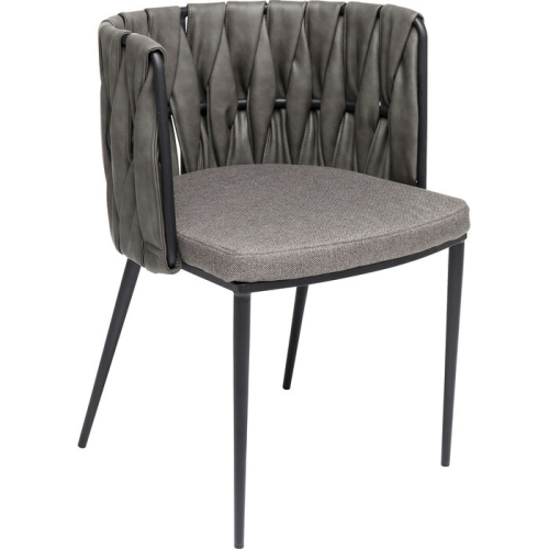 Alternative view of Chair with Armrest Cheerio Grey - 83078