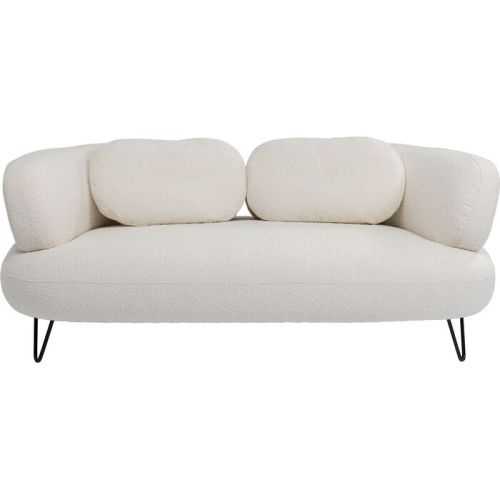 Loveseat White 2 Seater 86158