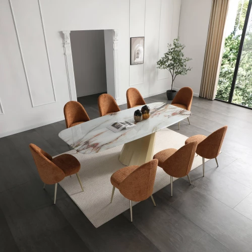 Dining Table with 8 Chairs DT9441FCI-DC1437