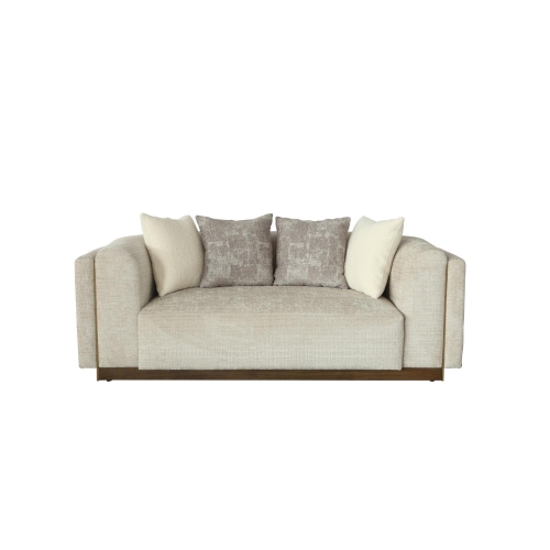 Loveseat Beige 2 Seater HD-23027