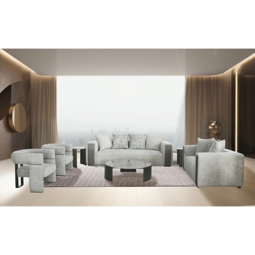 Sofa Set Beige 7 Seater HD-2079