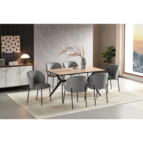 Dining Table with 6 Chairs M-181793
