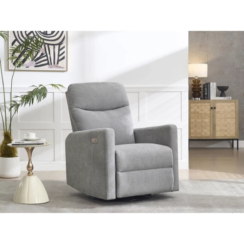 Swivel Recliner Dark Grey - M-110219-NC08