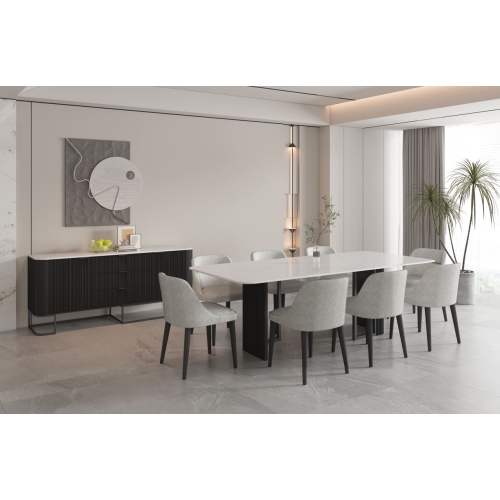 Dining Table with 8 Chairs BCT21-AL