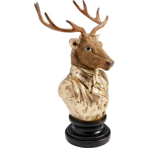 Alternative view of Deco Figurine Gentleman Deer 32cm - 54848