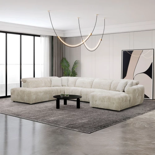 Corner Set Grey 6 Seater KM.6651