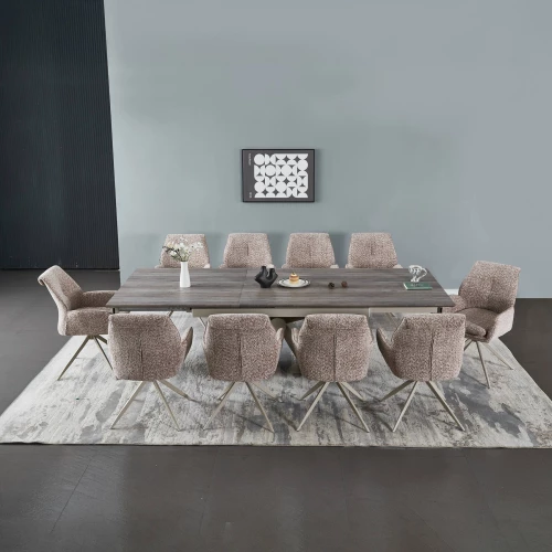 Dining Table with 10 Chairs GSF24837 - Extendable