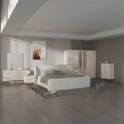 Double Bedroom 7 Pieces with Wardrobe M02