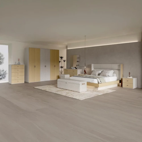 Double Bedroom 7 Pieces with Wardrobe B20