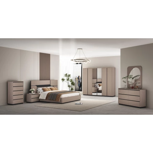 Double Bedroom 7 Pieces without Wardrobe 2045-A