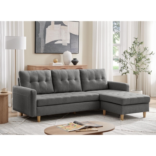 Reversible Left/Right Corner Sofa Dark Grey . M-110222BF-CB-34