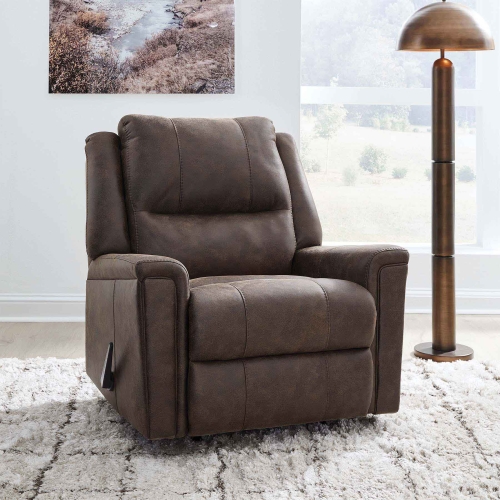 Rocker Recliner Walnut - A-53004