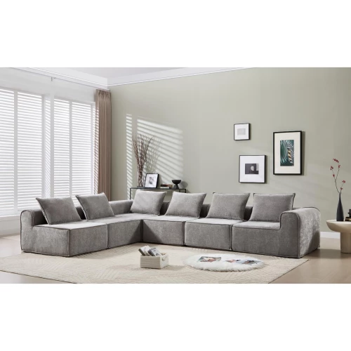 Corner Set Light Brown 6 Seater M-110234BF-YN04