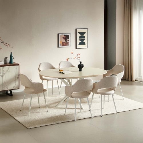 Dining Table with 6 Chairs M-181614DS - Extendable