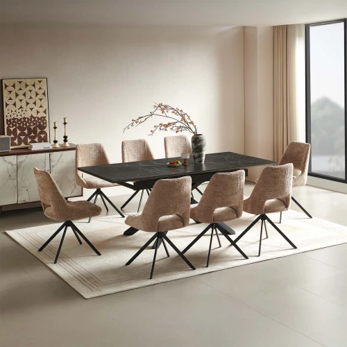 Dining Table/8 Chairs with 8 Chairs M-181988DS - Extendable