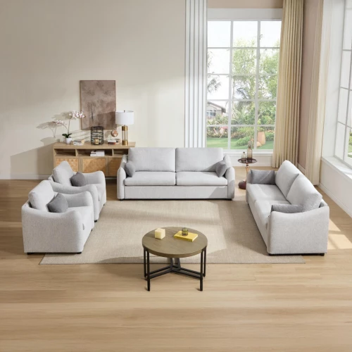 Sofa Set Beige 8 Seater M-110342BC