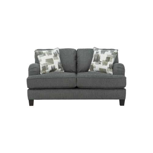 Loveseat Dark Grey 2 Seater LOS ANGELES