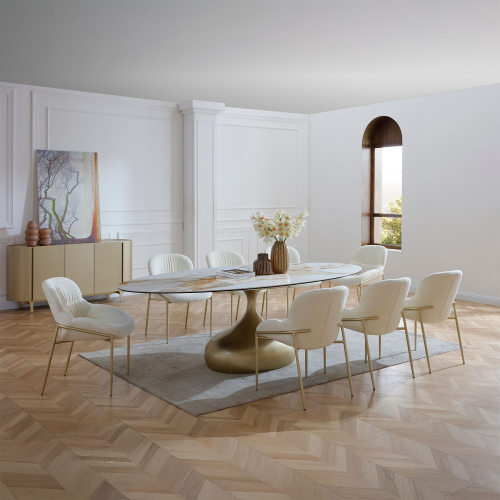 Dining Table/8 Chairs with 8 Chairs DT9553FCF