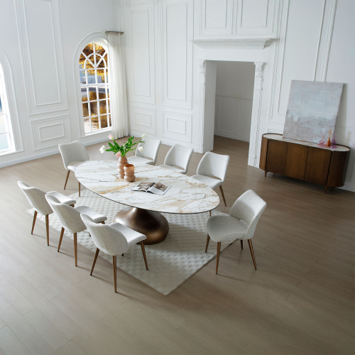 Dining Table/8 Chairs with 8 Chairs DT9553FCF-DC1506