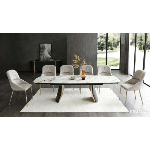 Dining Table/10 Chairs with 10 Chairs MC-31138DT - Extendable
