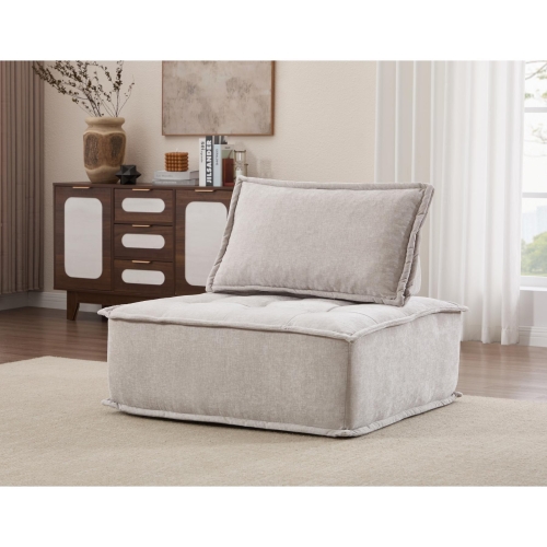 Armless Chair Light Grey - M-110256BF