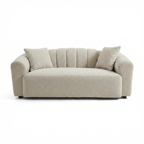 Loveseat Light Brown 2 Seater JF-5150