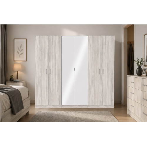 Wardrobe 6 Doors - ALP06