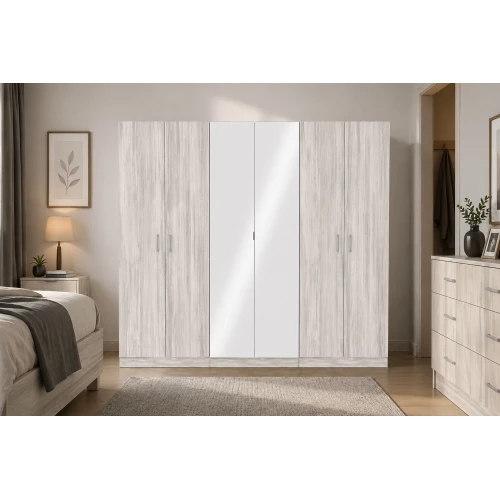 Wardrobe 6 Doors - ALP06