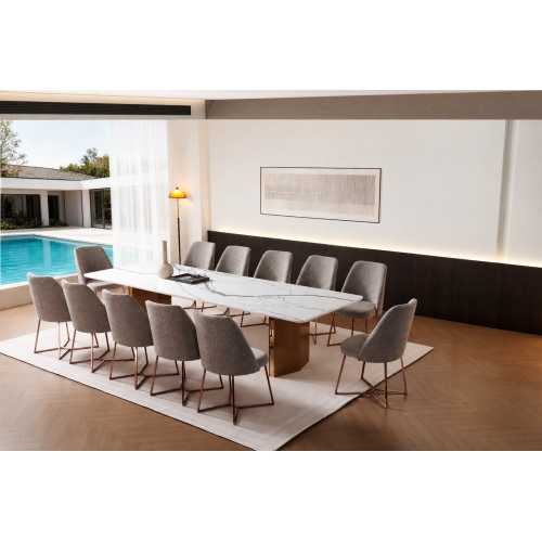 Dining Table with 12 Chairs DW-T48 D-W123