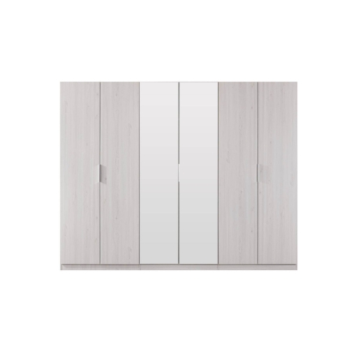 Wardrobe 6 Doors Grey - JL-01013B-02023